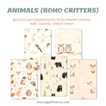 Animals (Boho Critters) Digi Affluence