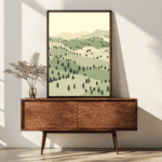 Seamless Pattern Wall Frame Mockup Digi Affluence